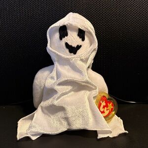 Ty Plush Ghost- White and Black